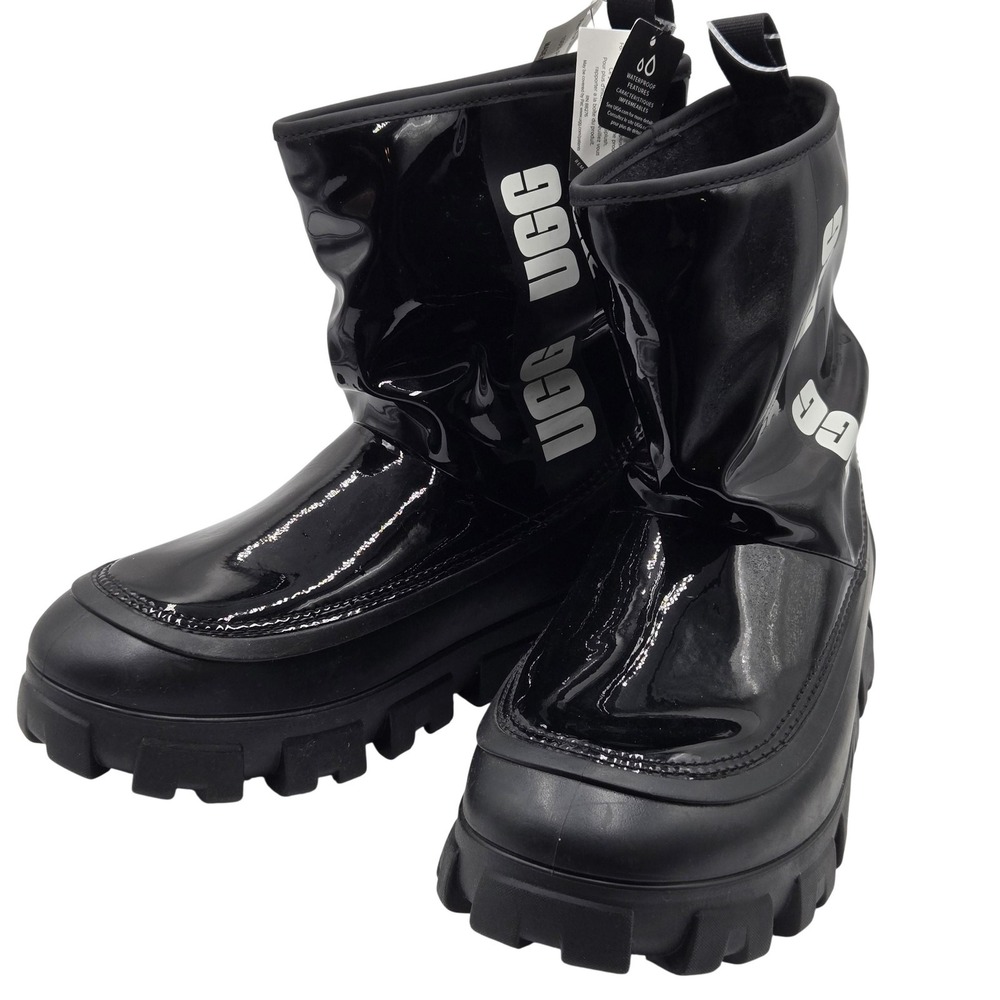 UGG Boots Womens Size 10 Black Waterproof Insulated Mid Calf Snow 1146509 Boots